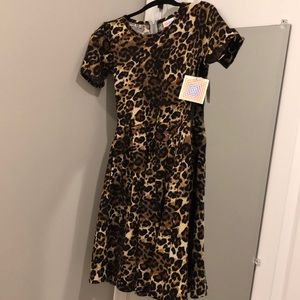 NWT Lularoe leopard print Amelia dress